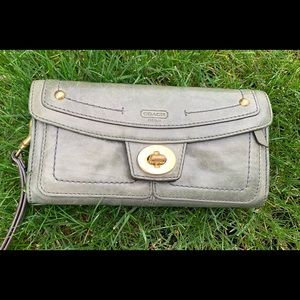 Coach wallet with wristband